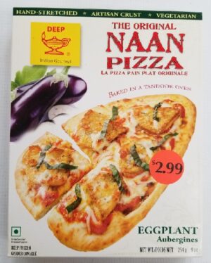 EGGPLANT NAAN PIZZA