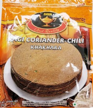 RAGI CORRIANDER CHILLI KHAKHARA