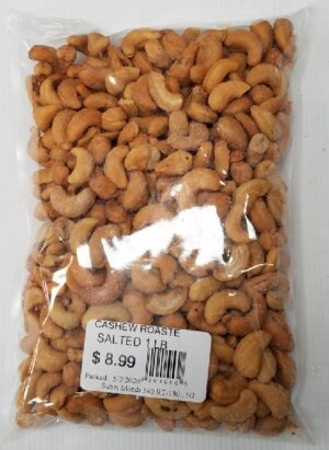 CASHEW ROASTED SALTED 1 LB