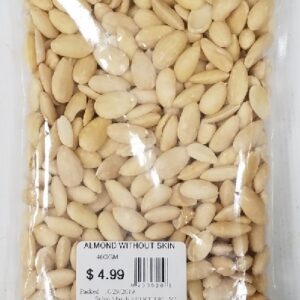 ALMONDS WITHOUT SKIN