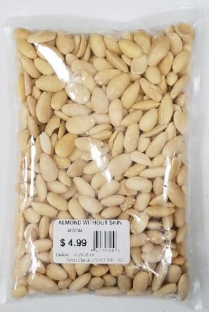 ALMONDS WITHOUT SKIN