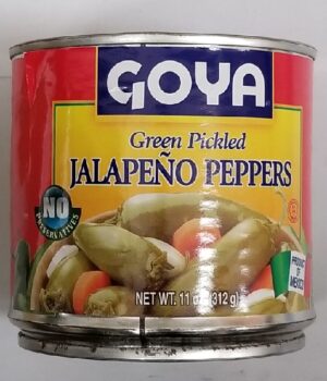 GREEN PICKLED JALAPENO PEPPERS