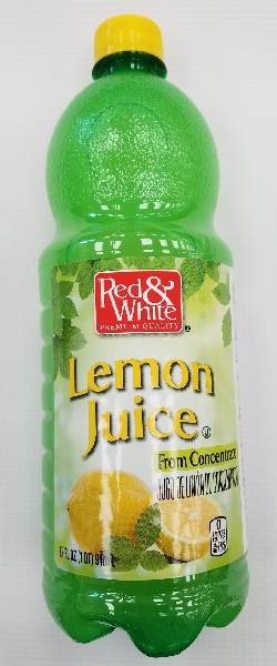 RED & WHITE LEMON JUICE