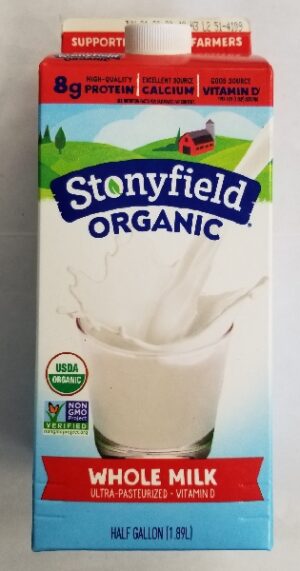ORG WHOLE MILK