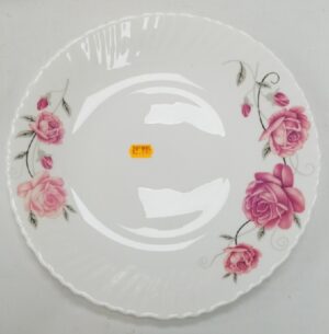 ROSE PATTERN DESSERT PLATES