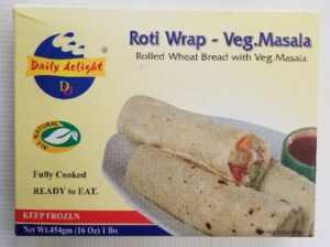 ROTI WARP VEG MASALA