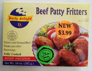 BEEF PATTY FRITTERS