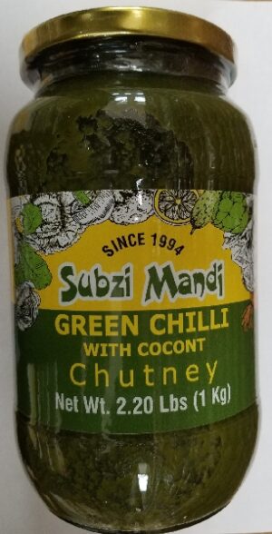 GREEN CHILLI WITH COCNUT