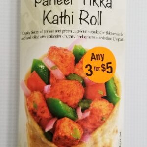 PANEER TIKKA KATHI ROLL