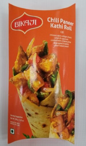 CHILLI PANEER KATHI ROLL