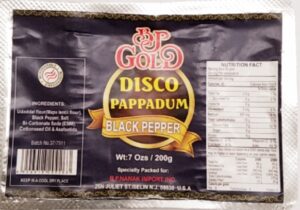 DISCO PAPPADUM BLACK P