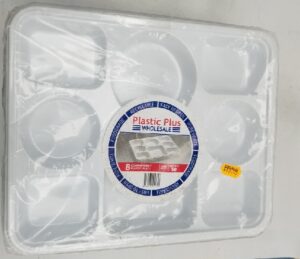 PLASTIC PLUS PLATE 8 PCOM